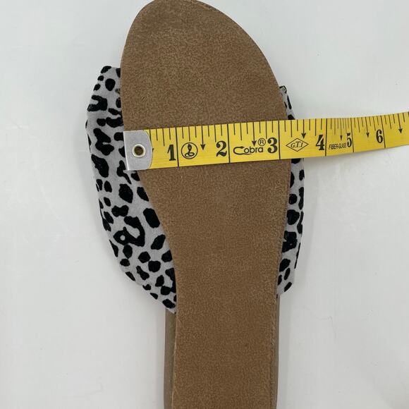 Blowfish Malibu Women's Slide Sandals Leopard Print Bow, Sz. 8 Preppy Comfort - Picture 9 of 11